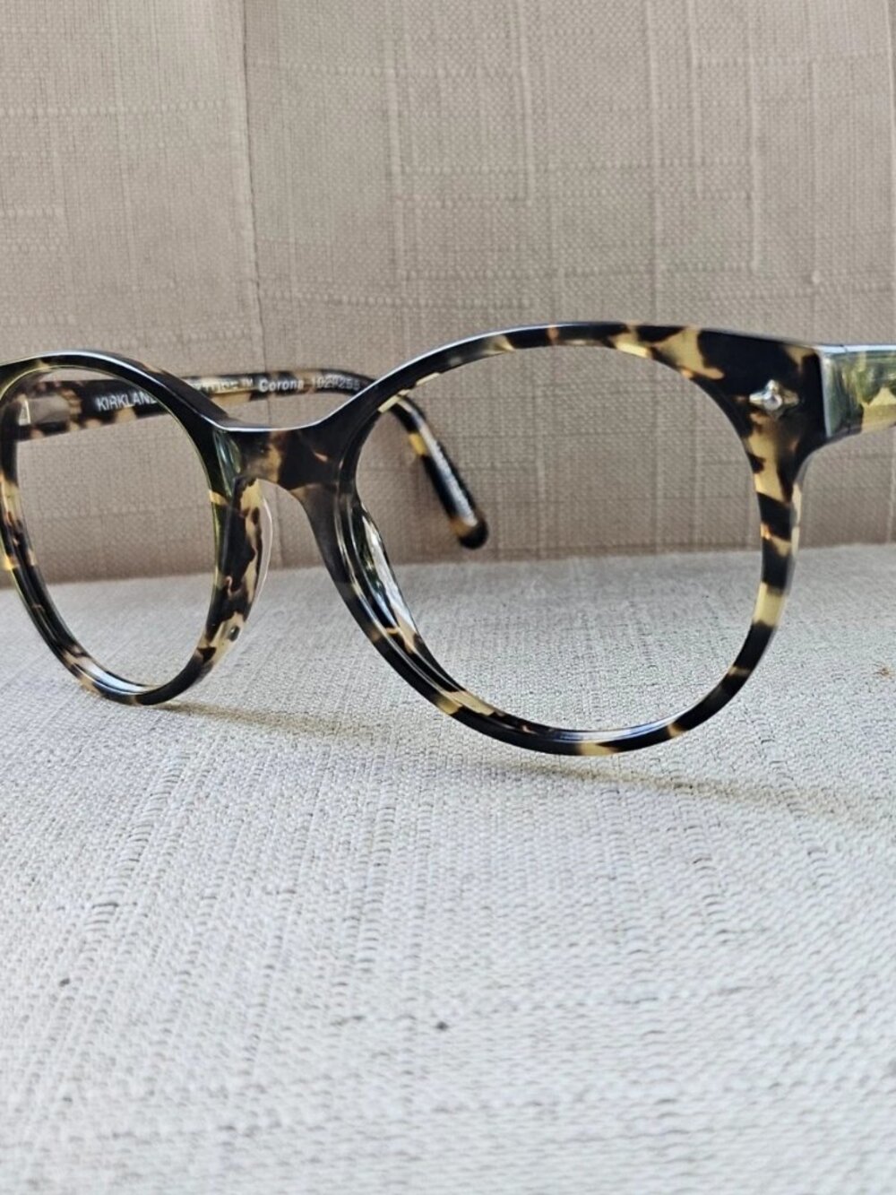 Kirkland Signature Eyeglasses Frame Tortoise Brown/Black Eyewear CORONA 1029255